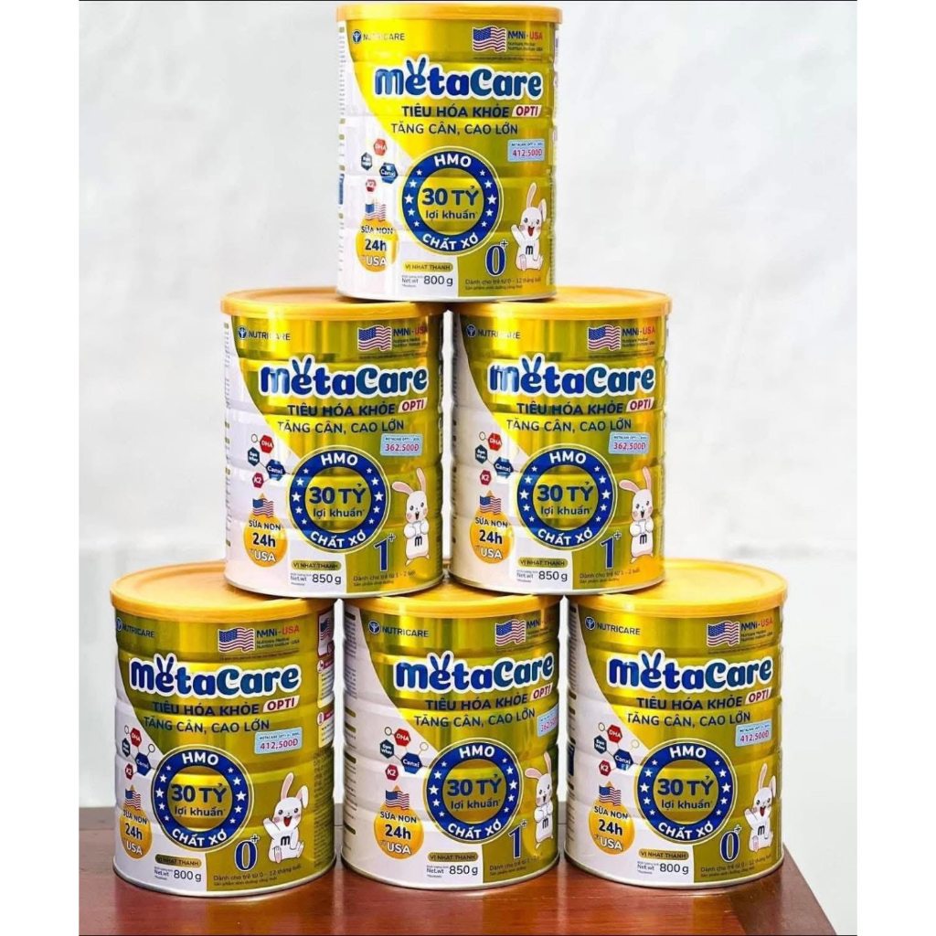Sữa Bột Metacare Opti Vàng Lon 800g - Đủ Số Cho Bé