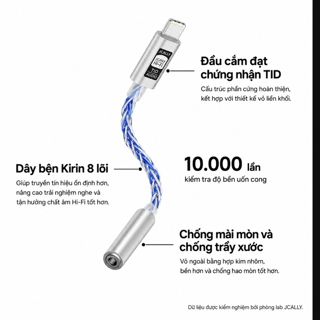 [NEW]  JCally JM6 Pro 2 Dongle DAC/AMP Đầu chuyển tai nghe chất lượng cao Type C to 3.5mm | QMTECH STORE | BigBuy360 - bigbuy360.vn