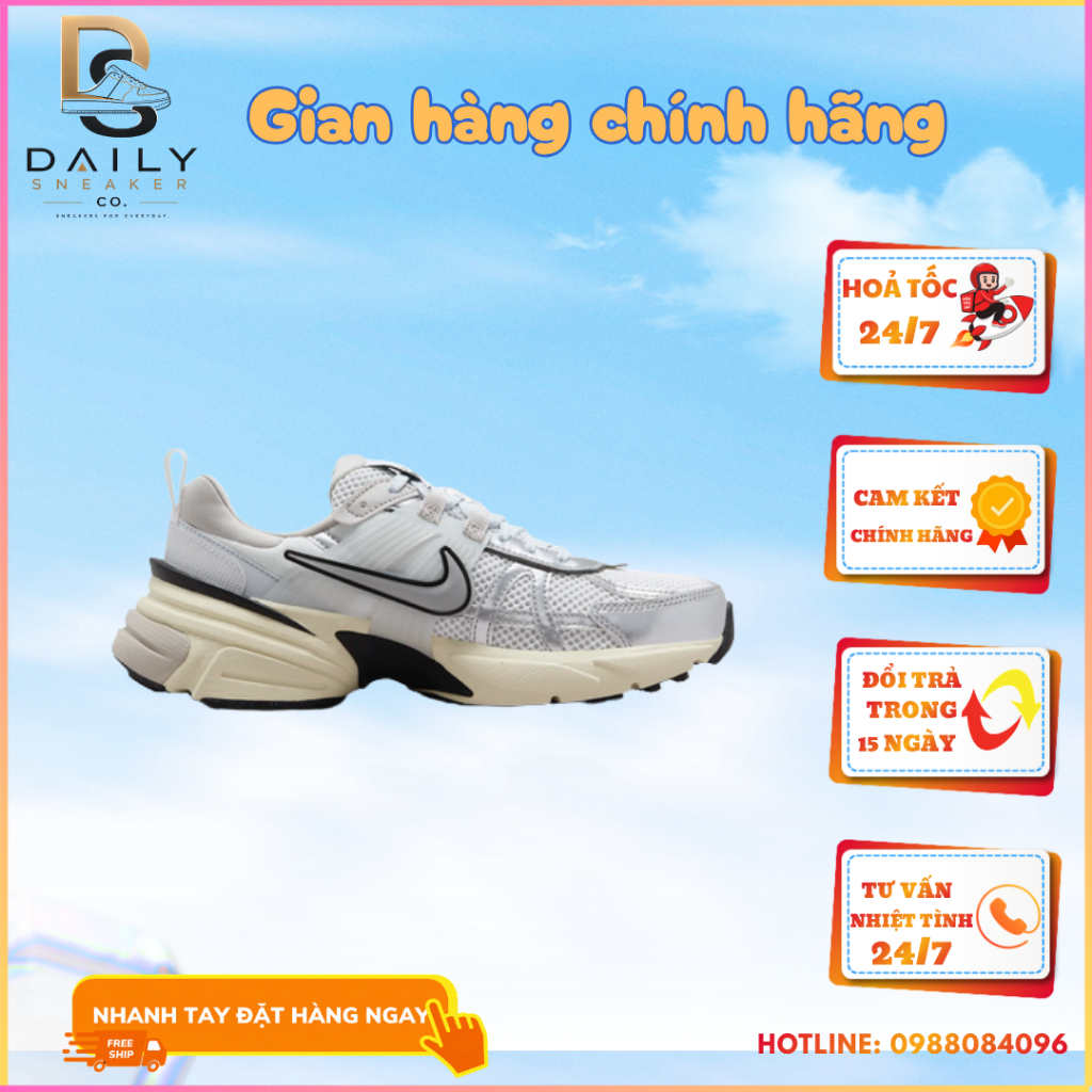 [ 𝙎𝘼𝙇𝙀 Chính Hãng ] Giày Thể Thao Newbalance 530 AUTHENTIC. Giày Sneaker NB530 Basic Trắng Bạc Nam N