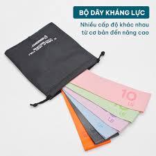 -N9 dây kháng lực Miniband cao su cao cấp 5 mức lực (10lbs - 40lbs) - dây thun tập Gym kháng lực Fit