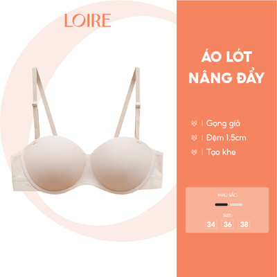 Áo Lót Nâng Đẩy Loirechic Lưới Định Hình Gom V1 Đệm 1.5cm Mặc Áo Dài/Đi Tiêc BRNC184