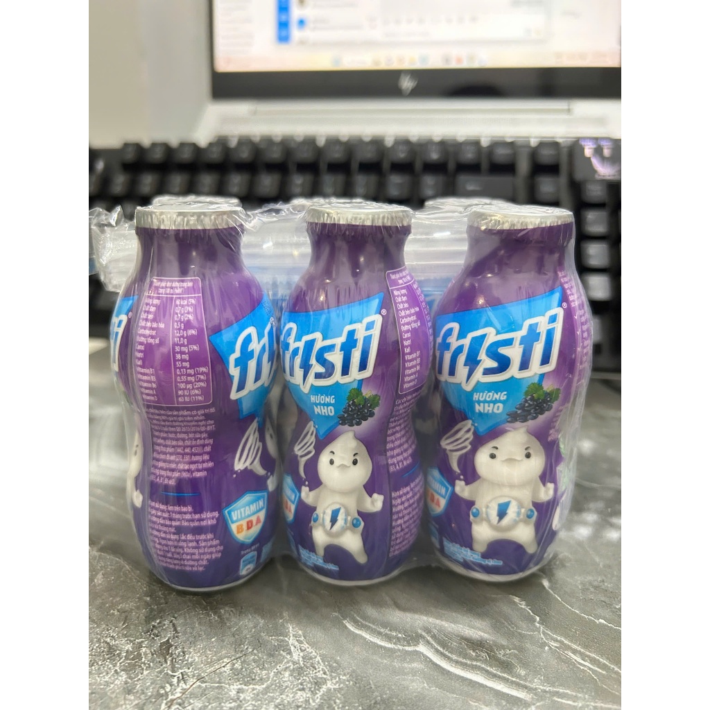 [Vị Nho] Sữa chua uống Fristi Thùng 48 hộp x 80ml
