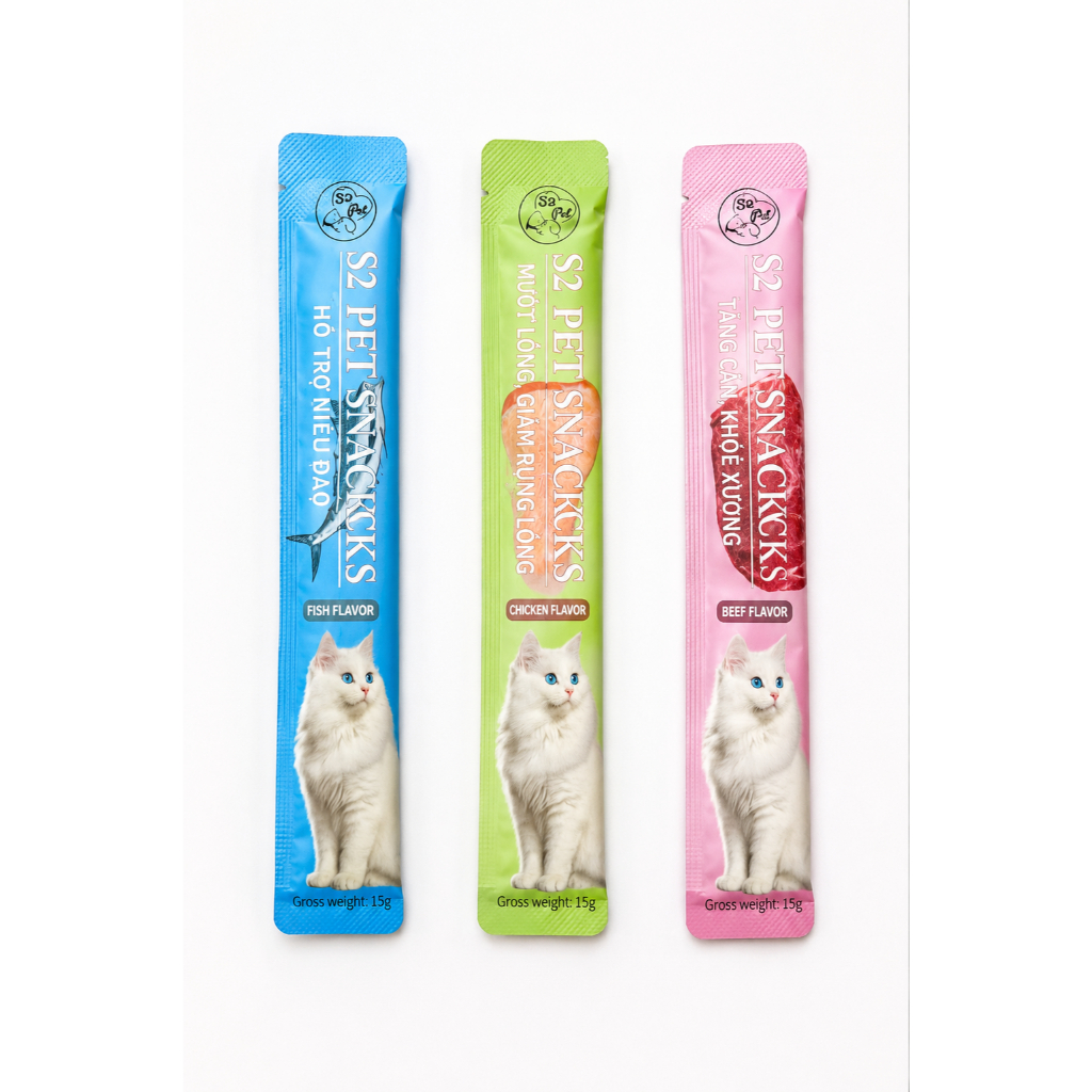 combo 10 cây S2 Pet Snacks