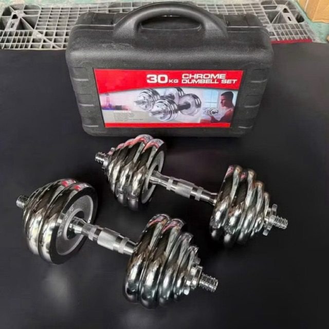 Bộ Tạ Tay 20-30-40KG gang mẹ NIKEN  điều chỉnh 6 in1 tháo lắp đa năng tập gym tăng cơ bắp.