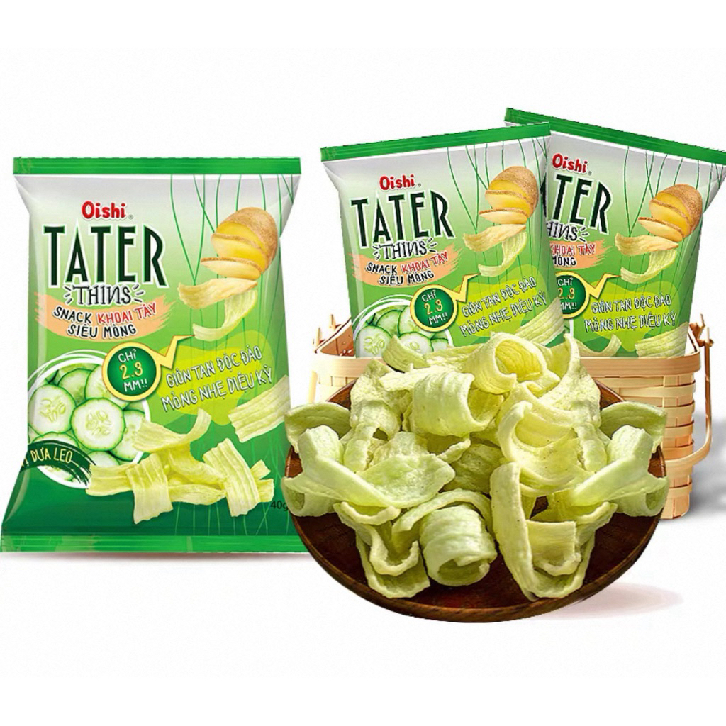 (Oishi)Bim Bim Dưa Leooooooo 32G Bánh Snack Oishi siêu ngon