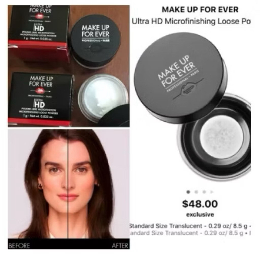[Fullbox 1g] Phấn phủ bột mini Make Up For Ever Ultra HD Loose Powder