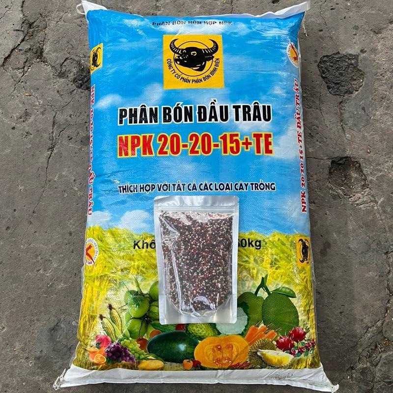 [Bao 50kg] Phân bón NPK 20-20-15+TE 3 màu Bình Điền - Chuyên rau màu, cây ăn trái, cây cảnh