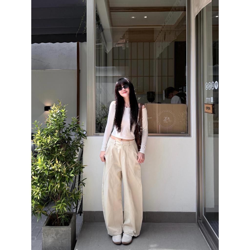 Quần Kaki Harem Unisex MINHU CLOTHES, Quần Kaki Dáng Rộng Lưng Thun Co Giãn [Q01] | BigBuy360 - bigbuy360.vn