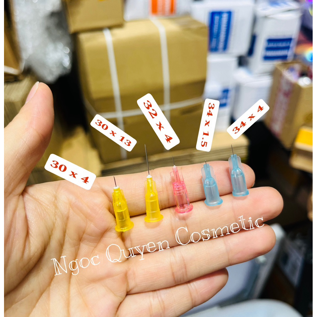 [Tách Lẻ] Đầu Kim Meso 30G x 4mm; 30G x 13MM dùng trong Spa
