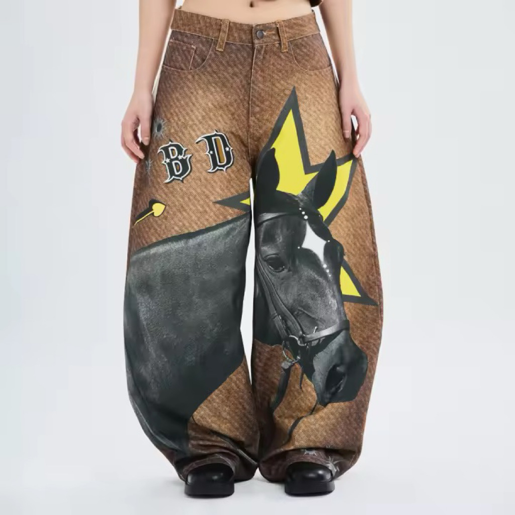 Quần Blackdog - Horse Trousers Printed unisex