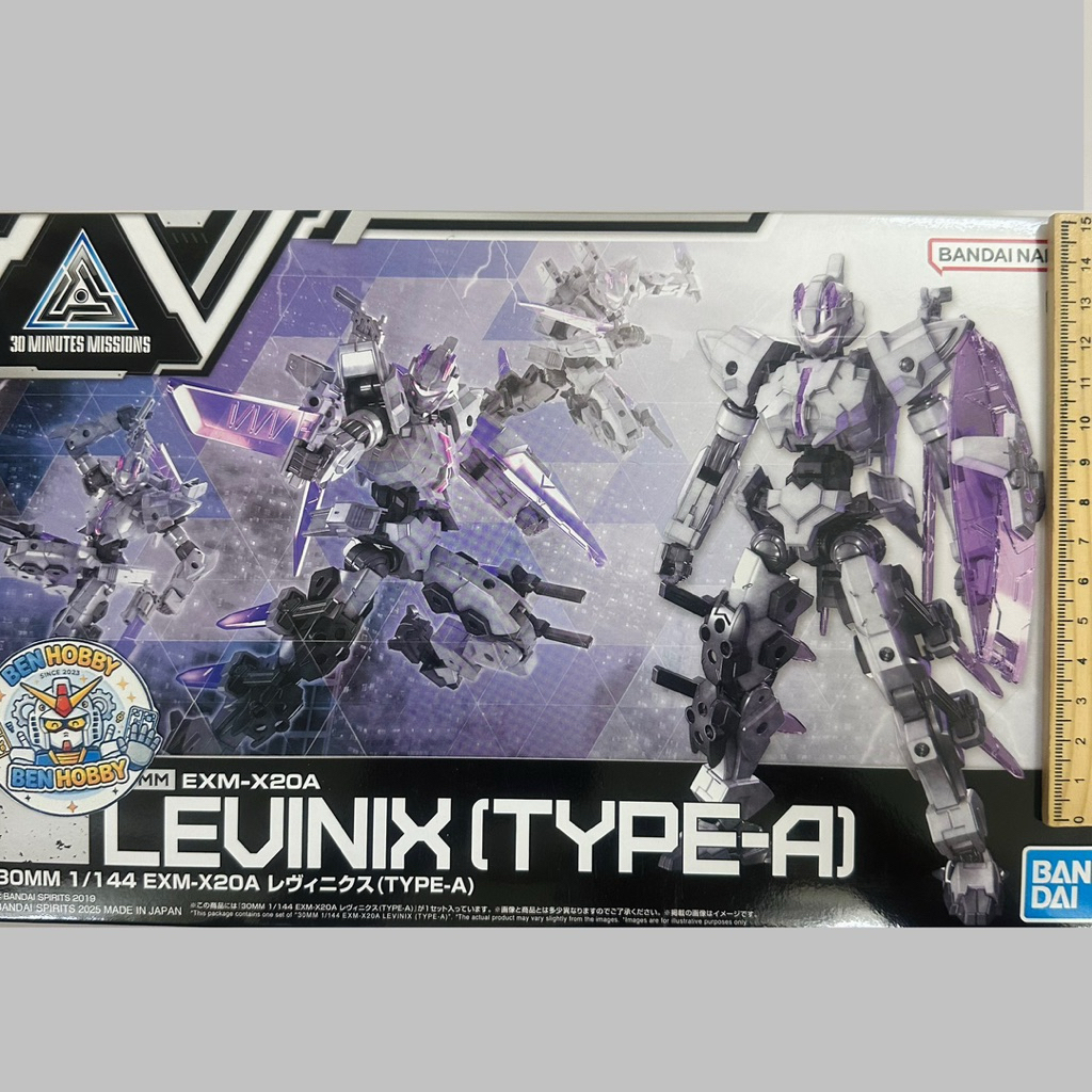 mô hình lắp ráp 30MM 1/144 EXM-X20A LEVINIX (TYPE-A) BANDAI