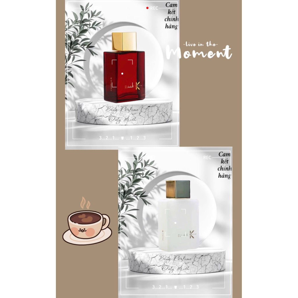 10ml Nước hoa unisex Ella K Musk K/Ella K Camélia K