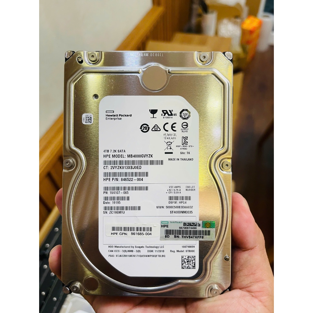 [SIÊU PHẨM]HDD, ổ cứng HP enterprise 4TB( Seagate) từ server HP chuyên cho NAS, PC