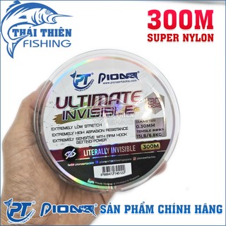 Dây Cước Câu Cá Pioneer Ultimate Invisible 300m Chính Hãng Cước Trong Suốt Siêu Bền 12LB-40LB
