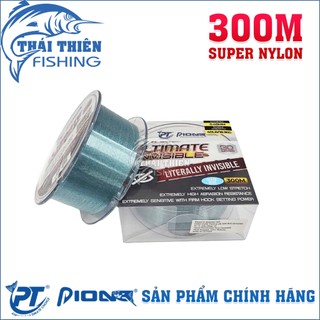 Dây Cước Câu Cá Pioneer Ultimate Invisible 300m Chính Hãng Cước Trong Suốt Siêu Bền 12LB-40LB