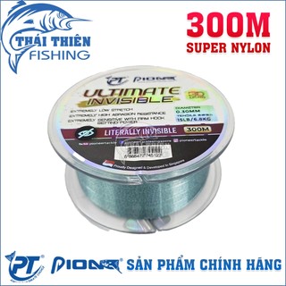 Dây Cước Câu Cá Pioneer Ultimate Invisible 300m Chính Hãng Cước Trong Suốt Siêu Bền 12LB-40LB