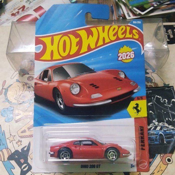 Xe mô hình  Hot Wheels Ferrari Dino