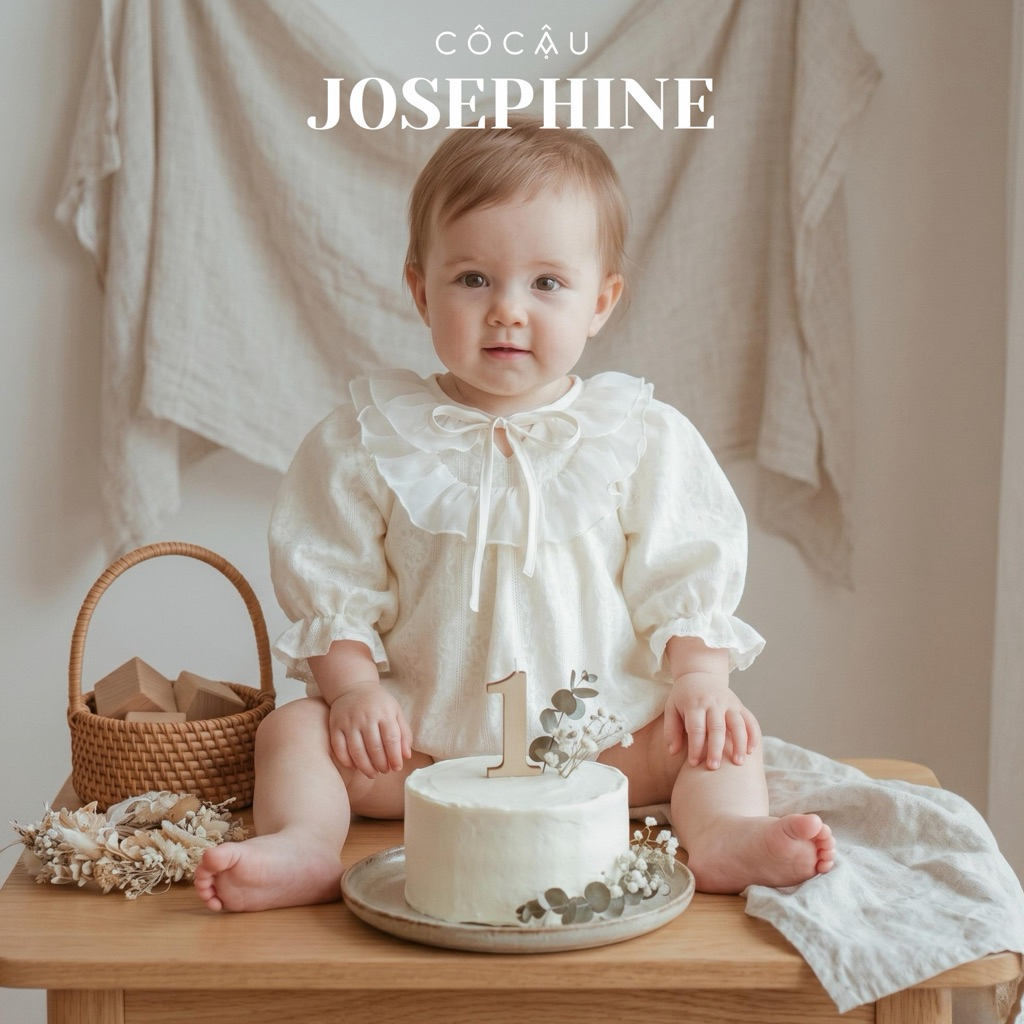 JOSEPHINE by CÔ CẬU - Romper Tiểu Thư Bé Gái