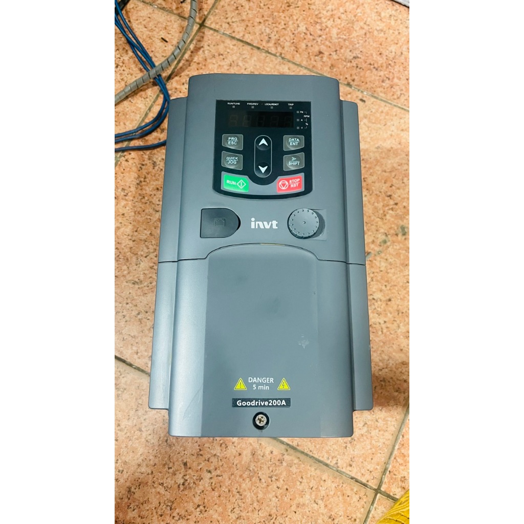 Biến tần GD200A INVT 4/5,5KW - 5,5/7,5kw - 380v (rin, đẹp 90%, bảo hành 2 tháng), hỗ trợ cài đặt chu