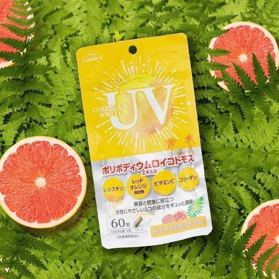 Viên Uống Chống Nắng Trắng da Uv Collagen White My Lover's