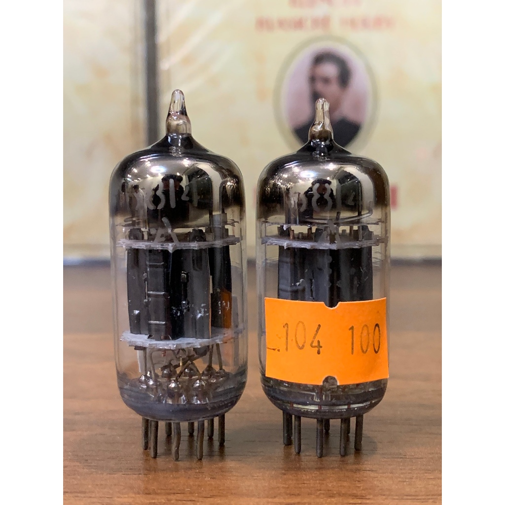 Cặp bóng đèn 5814A/12au7 - Phiến đen - Made in USA (02 bóng)