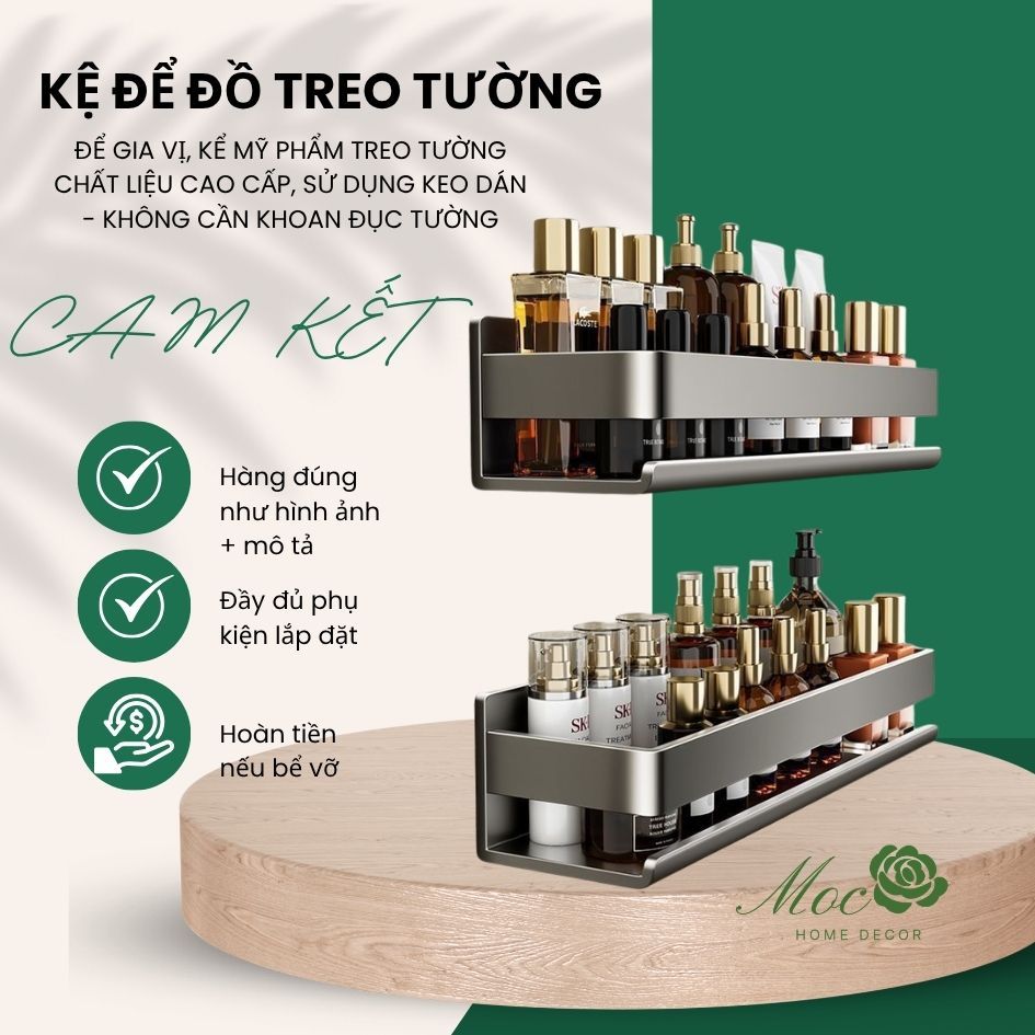Kệ để gia vị nhà bếp, kệ để đồ đa năng nhà tắm, nhà bếp chất liệu Thép Carbon chống gỉ chống oxi hoá