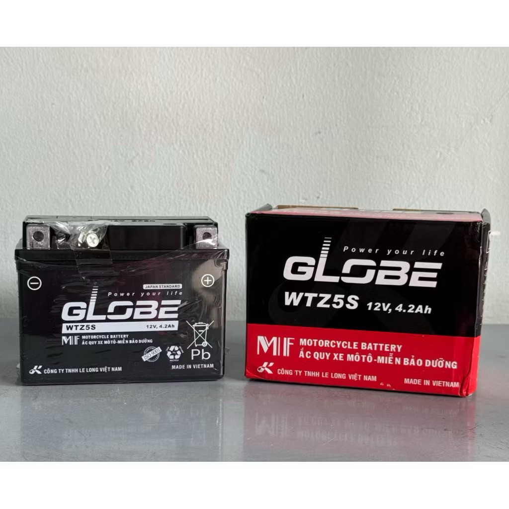 bình ắc quy Globe 12v 4.2Ah
