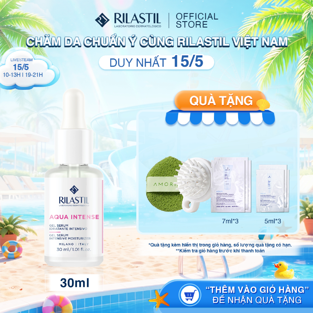 SERUM DƯỠNG ẨM - RILASTIL AQUA INTENSE GEL SERUM
