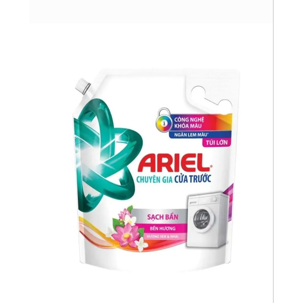 Nước giặt Ariel cửa trước hương sen và nhài, 3.05kg
