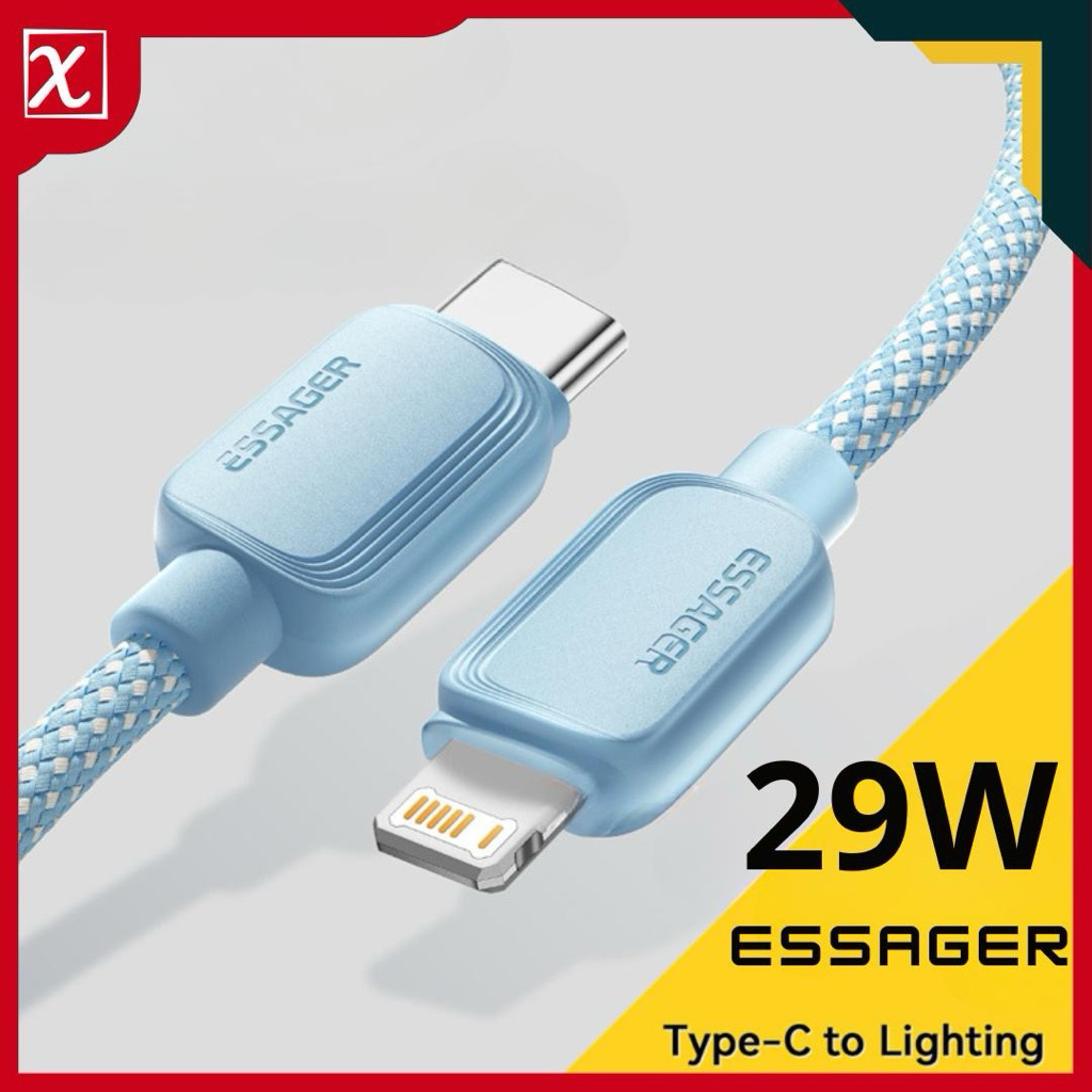 Cáp Sạc Nhanh iPhone 29W ESSAGER / Cáp Sạc Type-C To Lighting Dành Cho Điện Thoại iPhone