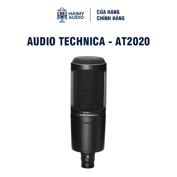 Audio-Technica AT2020 XLR Condenser Microphone – Micro Thu Âm Studio Chính Hãng