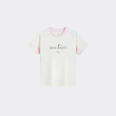 Anta Kids Áo Thun Thời Trang Thể Thao Trẻ Em 3726B9124U