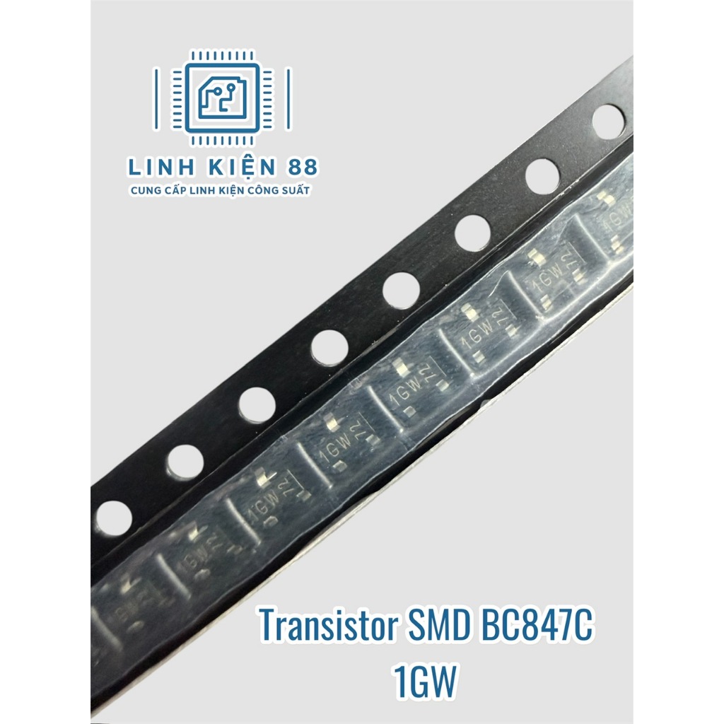 60 con Tran SMD BC847C code 1GW 1G SOT-23 dán