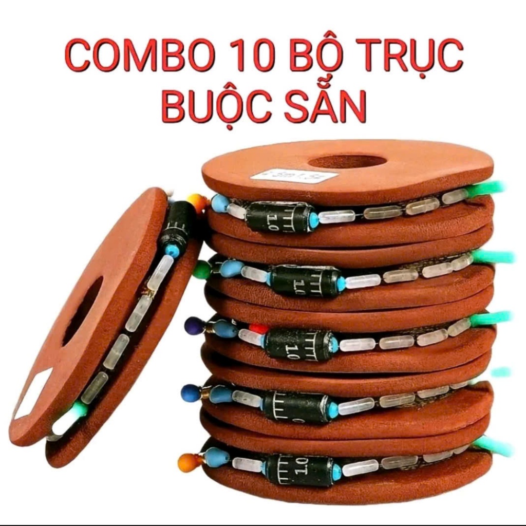 [Combo 10] Trục nâu câu đài cước tàng hình 4m5-6m3