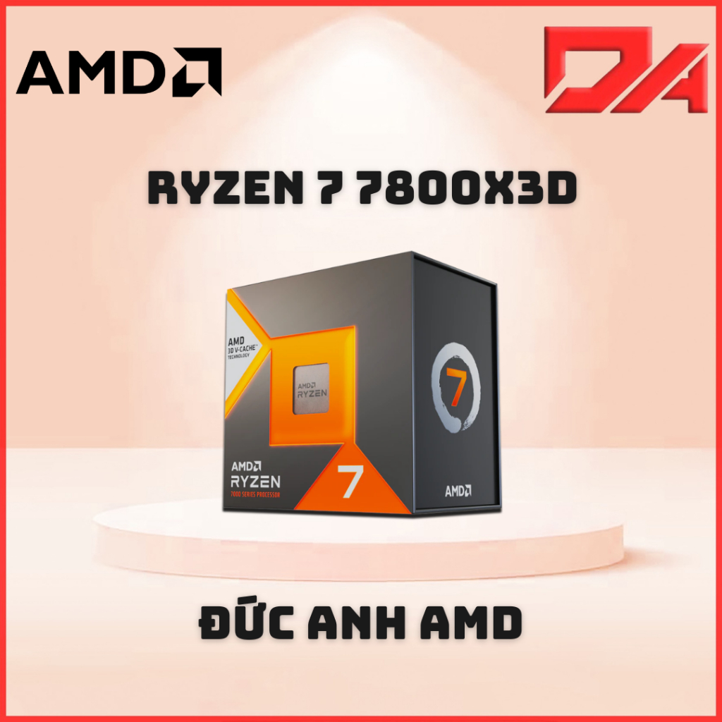 [ĐỨC ANH PC] CPU AMD GAMING RYZEN 7 7800X3D 9800X3D 9950X3D - BẢO HÀNH 36 THÁNG