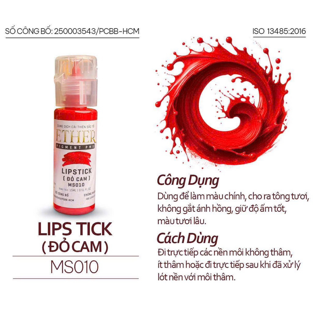 ETHER INK-mực lên màu chuẩn