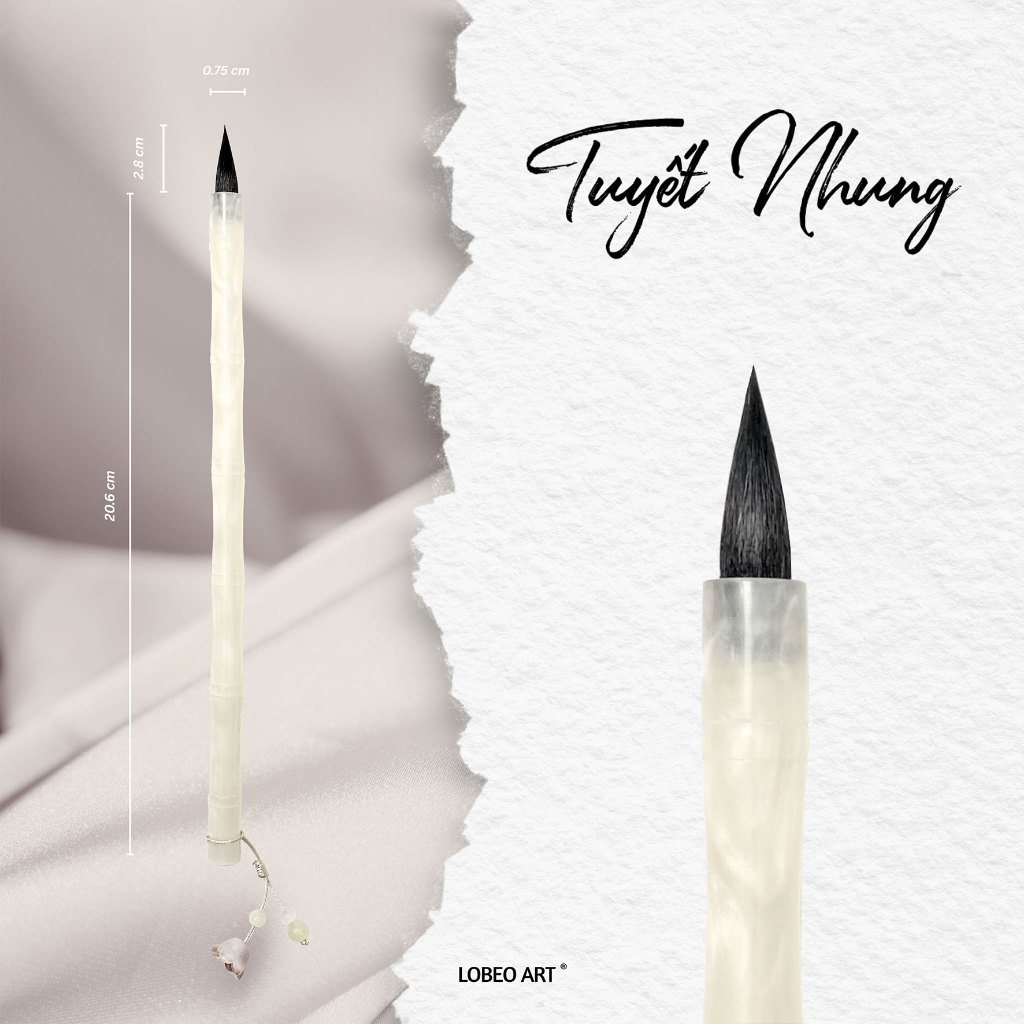 [LOBEO] Cọ vẽ thư pháp Lobeo - Tuyết Nhung
