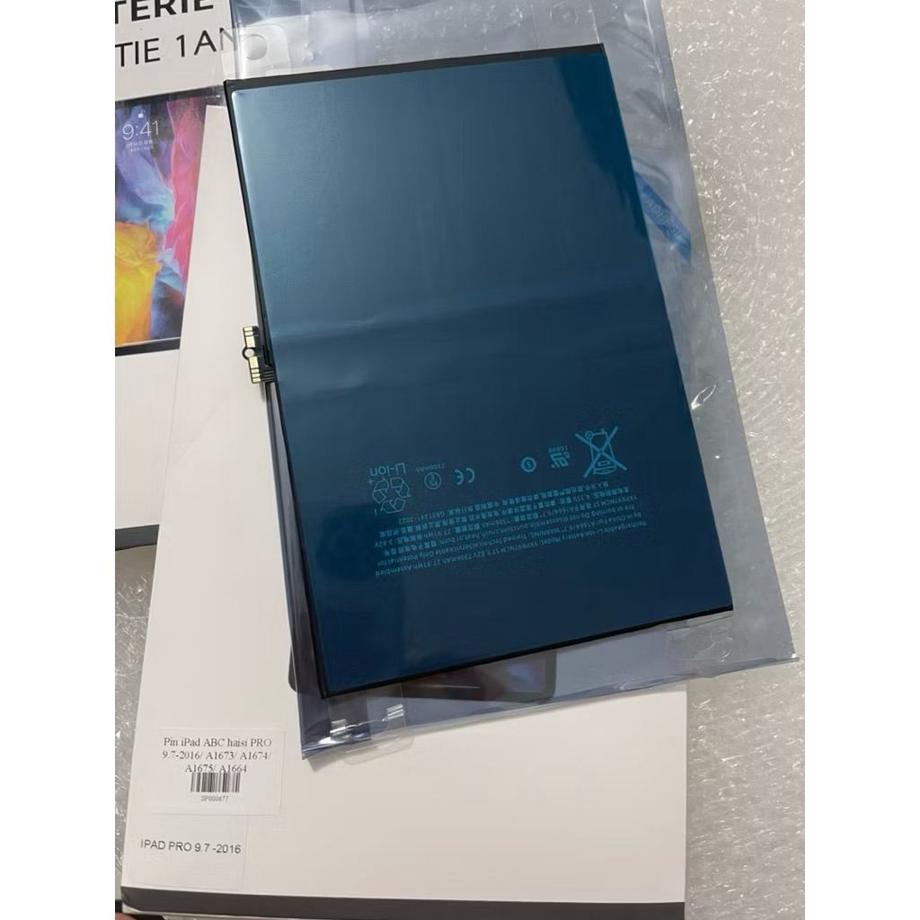 Pin cho máy ipad pro 9.7 A1675,A1674, A1664,A1673 dung lượng 7306 mah bảo hành 6 tháng