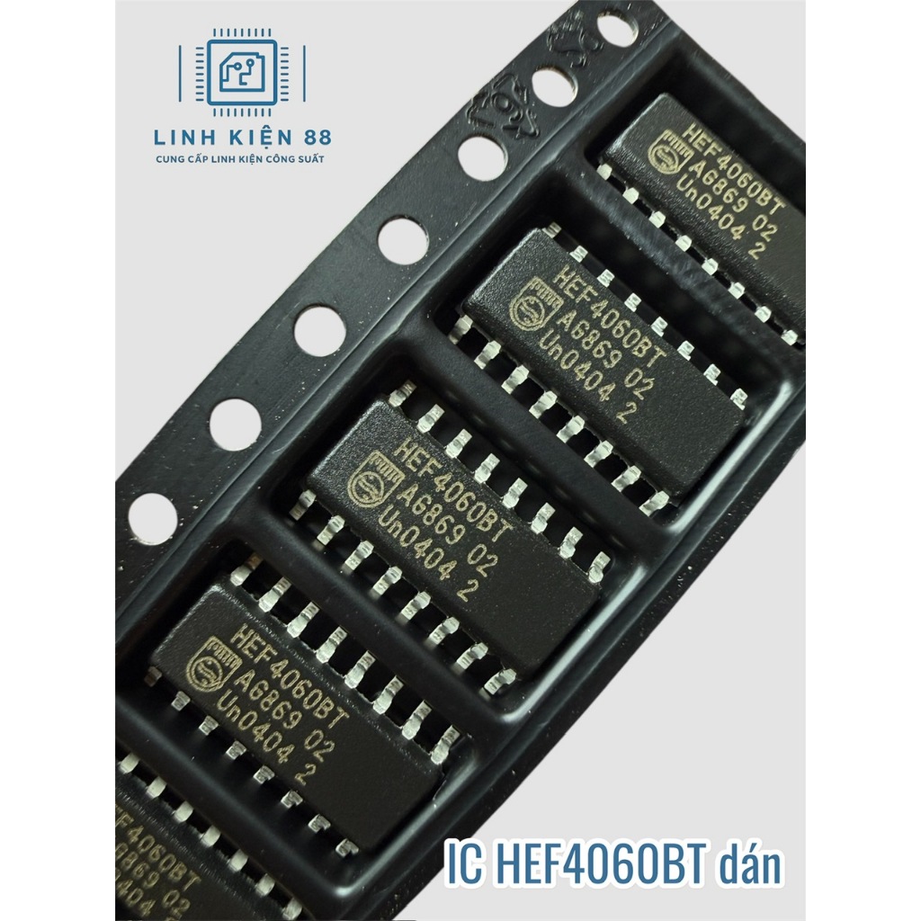 5 con HEF4060BT HEF4060 4060 Sop-16 mới hãng NXP