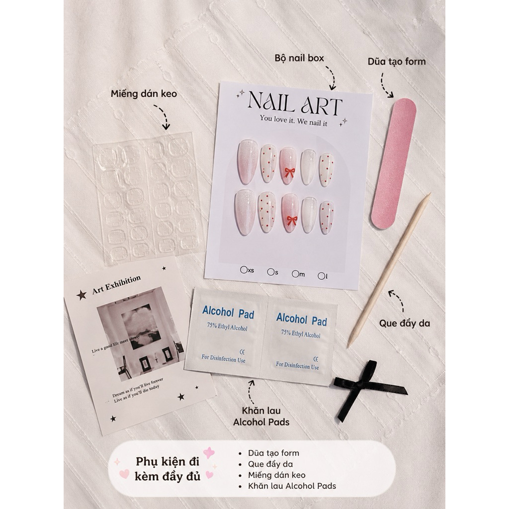 Combo phụ kiện nail box [ chưa kèm nail box ]