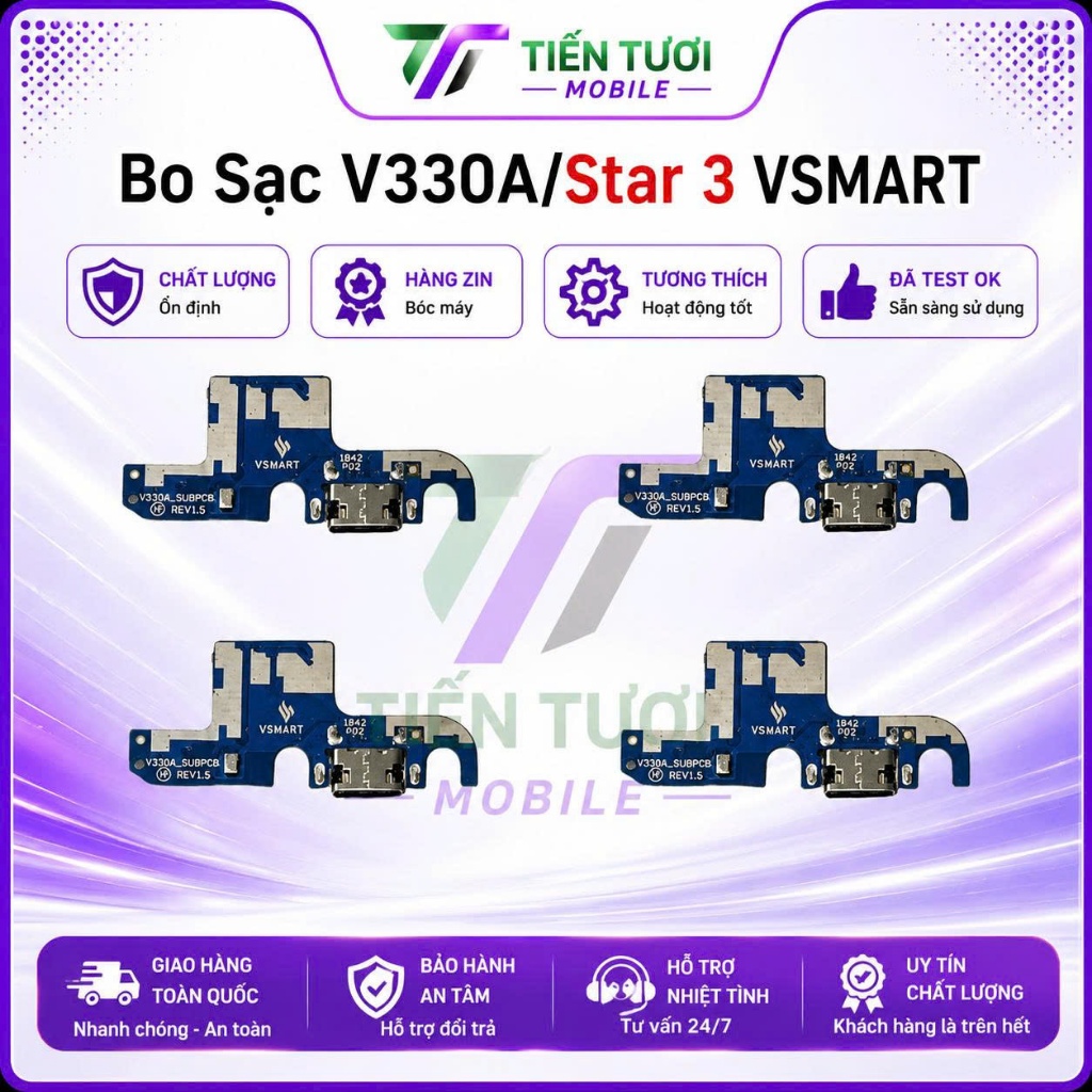 Bo sạc vsmart ,v330A/star 3