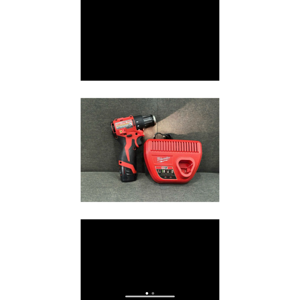 COMBO MÁY KHOAN 3401-20++SẠC MILWAUKEE M12