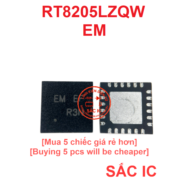 [R126] RT8205LZQW RT8205LGQW RT8205 8205 EM= EM ic nguồn trên bo mạch - Mới nguyên bản - Original NE
