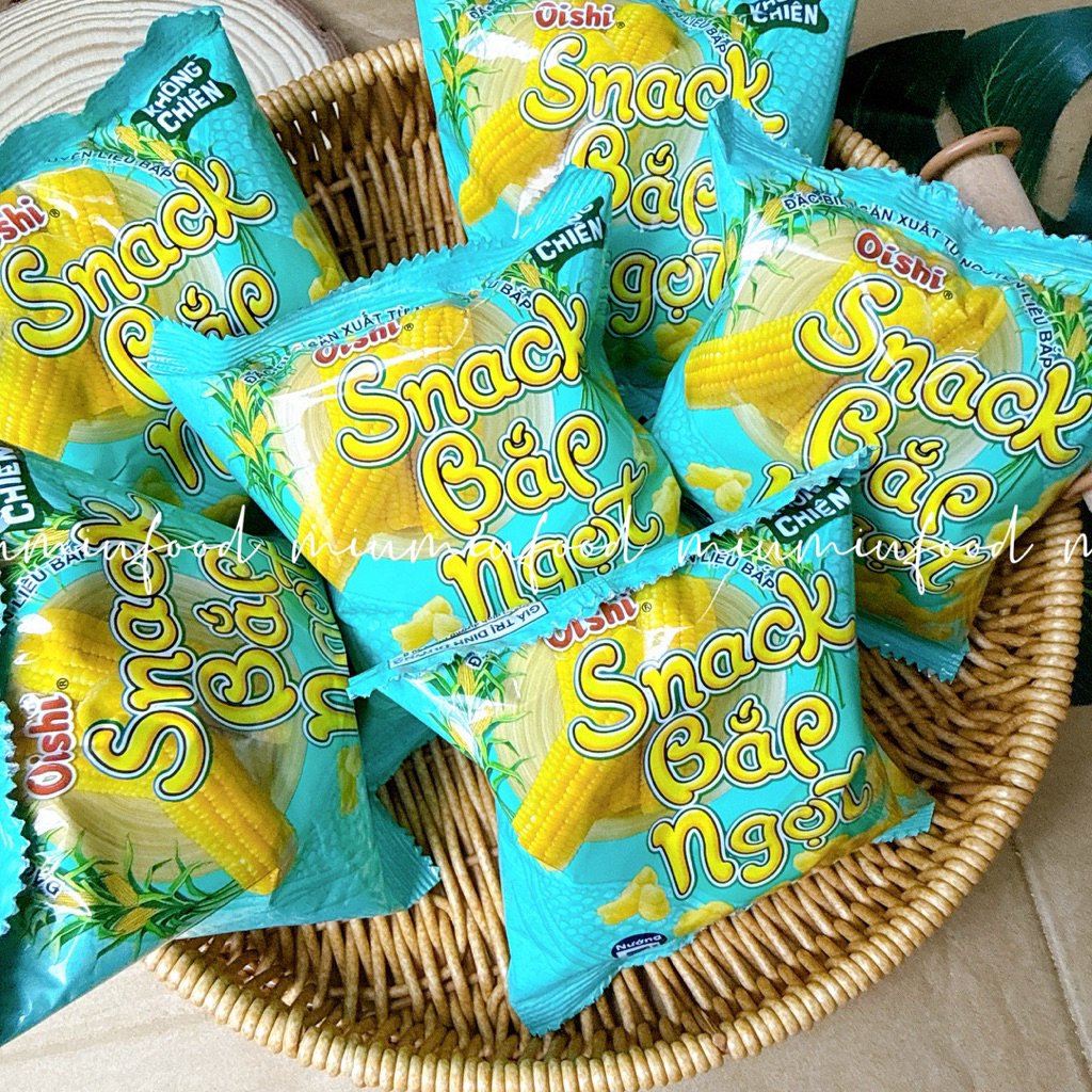 Bịch 20 gói bim bim oishi ngô 6g/gói