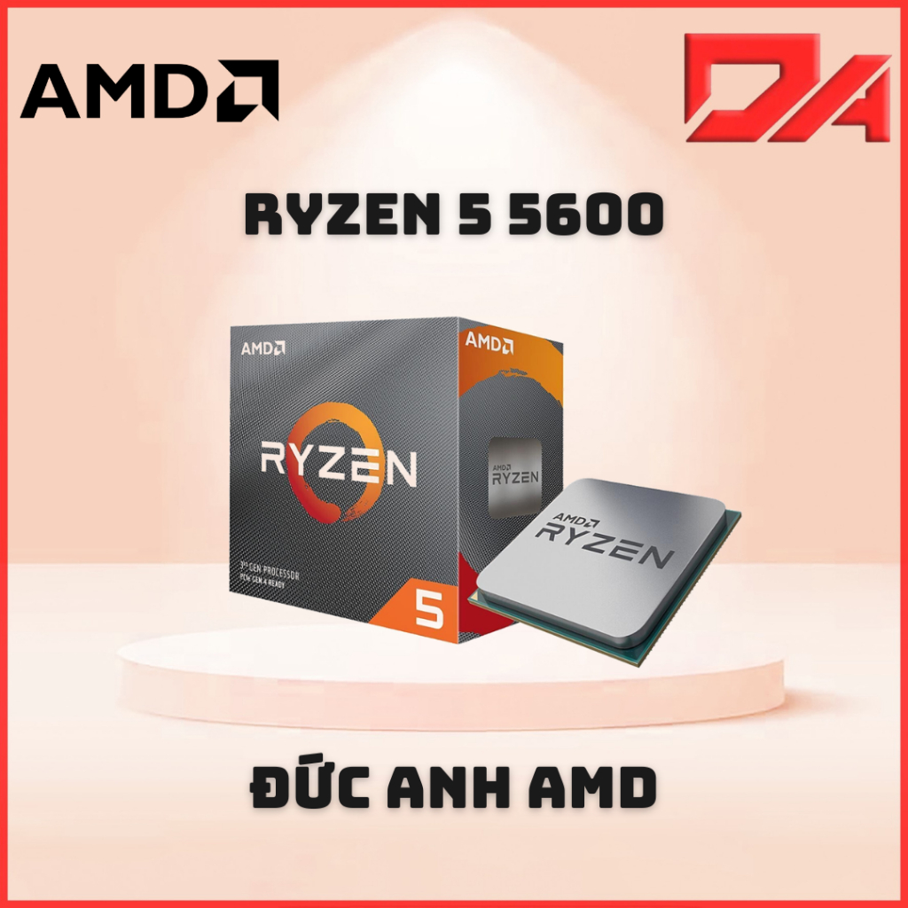 [ĐỨC ANH PC] CPU AMD RYZEN 5500 - 5600 - 5600X - 5700X NEW TRAY - BẢO HÀNH 36 THÁNG