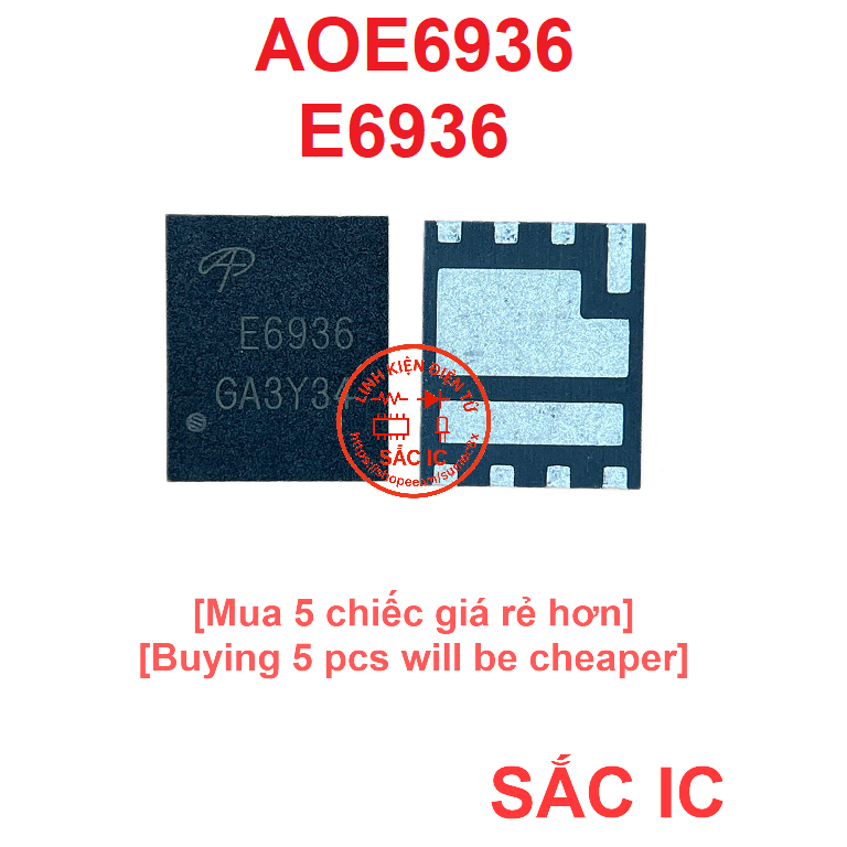 [A18] AOE6936 E6936 6936 ic nguồn trên bo mạch - Mới nguyên bản - Original New