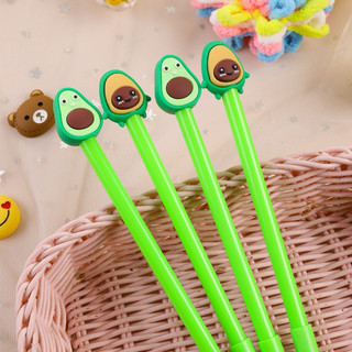 Set 10 Bút trái bơ bút nước hoa quả bút nước học sinh bút gel ngòi thay thế bút nước học sinh ngộ nghĩnh bút văn phòng