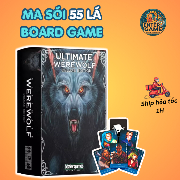 Bài ma sói, bài ma sói Việt Hóa Nhiều Chức Năng Mở Rộng Hấp Dẫn Thú Vị board game chơi cùng bạn bè 5