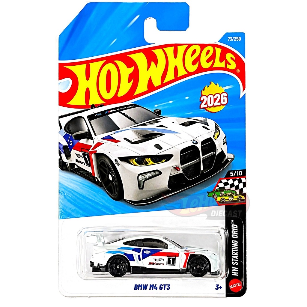 LeHuong Diecast - Xe mô hình Hot Wheels 2026 BMW M4 GT3 Case K/L 2026