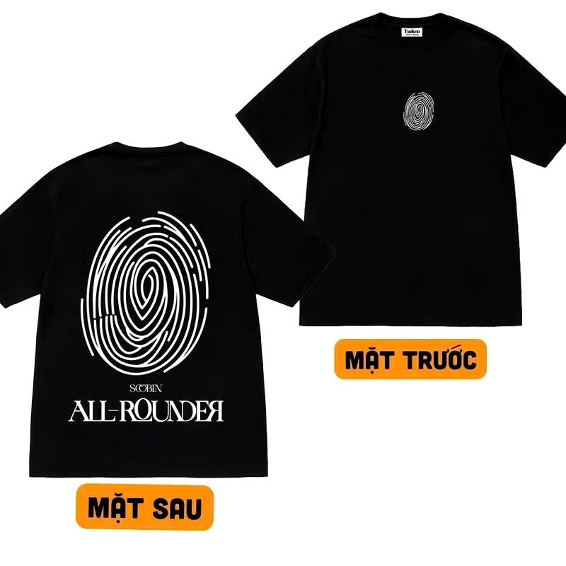 áo SOOBIN live concert , áo ALL-ROUNDER ,  áo thun ca sĩ hot trend tay lửng form rộng